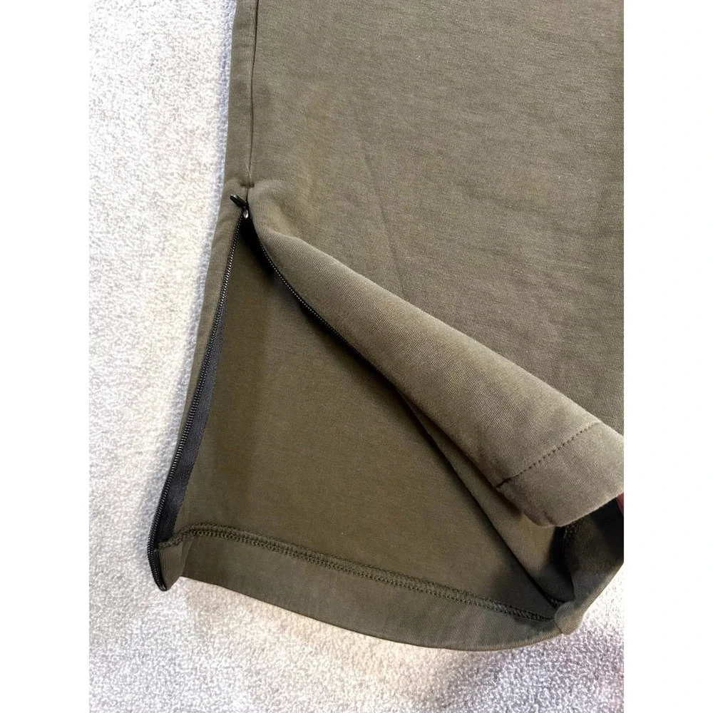 Banana Republic Jogger Pants Mens XXL‎ Olive Green Cotton Blend Zipper Cuffs